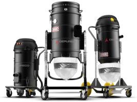 Safe collection industrial vacuums HEPA