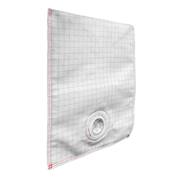 Class M Filtering Bag — Fine Dust Collection | Depureco Class M filter bag with grid-reinforced media and round inlet collar for industrial vacuums.
